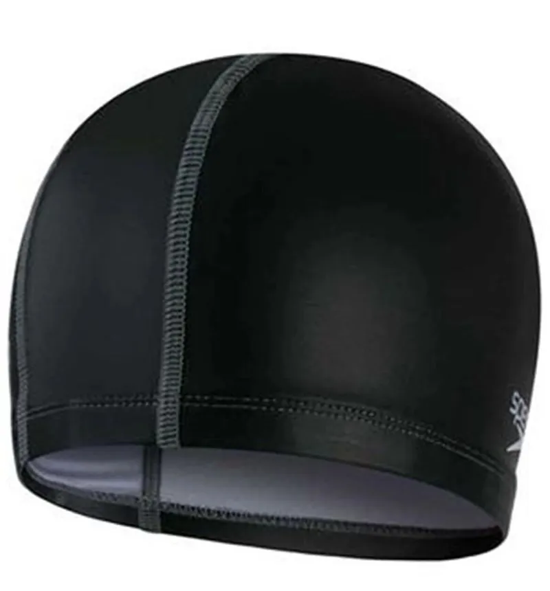 Speedo Adult Long Hair Pace Cap Black-1